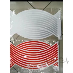 Наклейки на диск Red