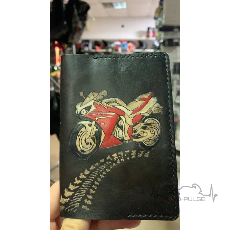 Обложка на паспорт (Red biker)