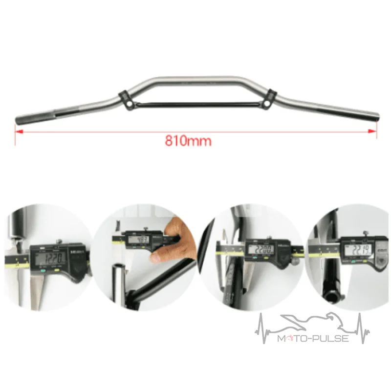 Руль универсальный CNC 22mm GREY OTOM