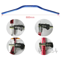 Руль универсальный CNC 28mm Blue OTOM