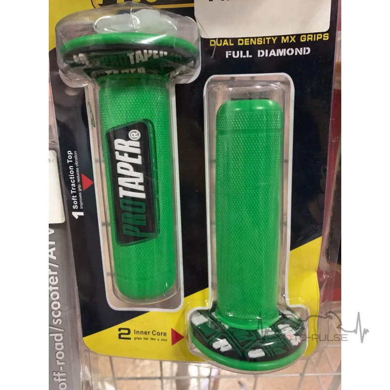 Грипсы зеленые  "PRO TAPER