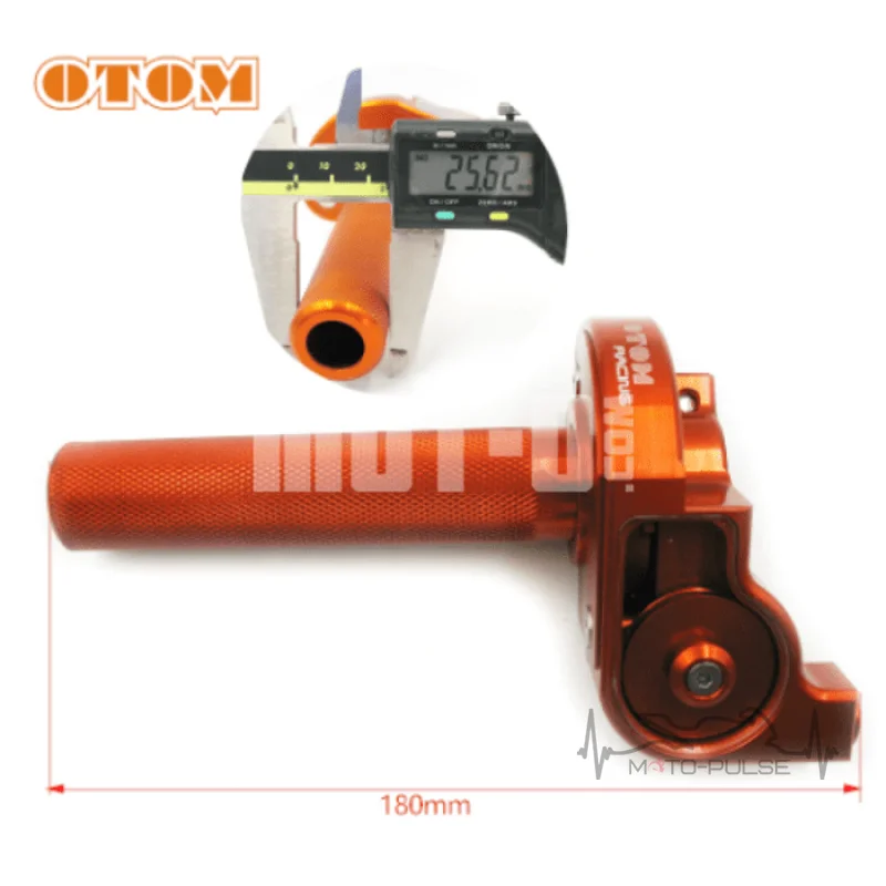 Ручка газа короткох. CNC, "OTOM"