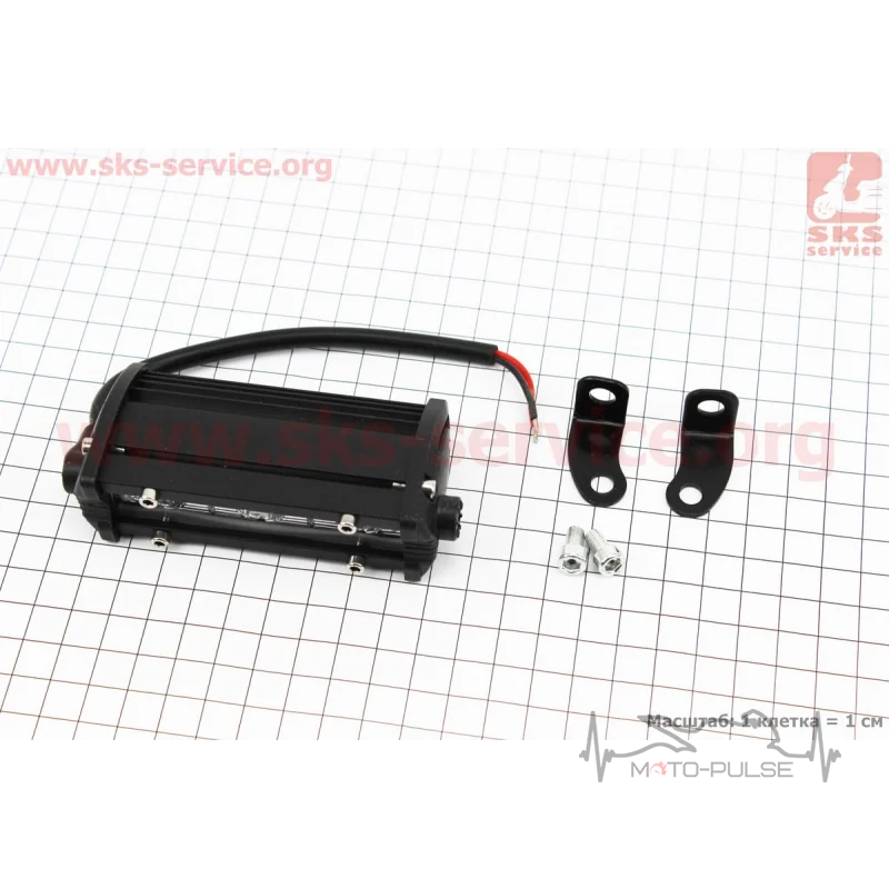 ДХО влагозащитная - 3 LED  прямоугольная 90*25мм