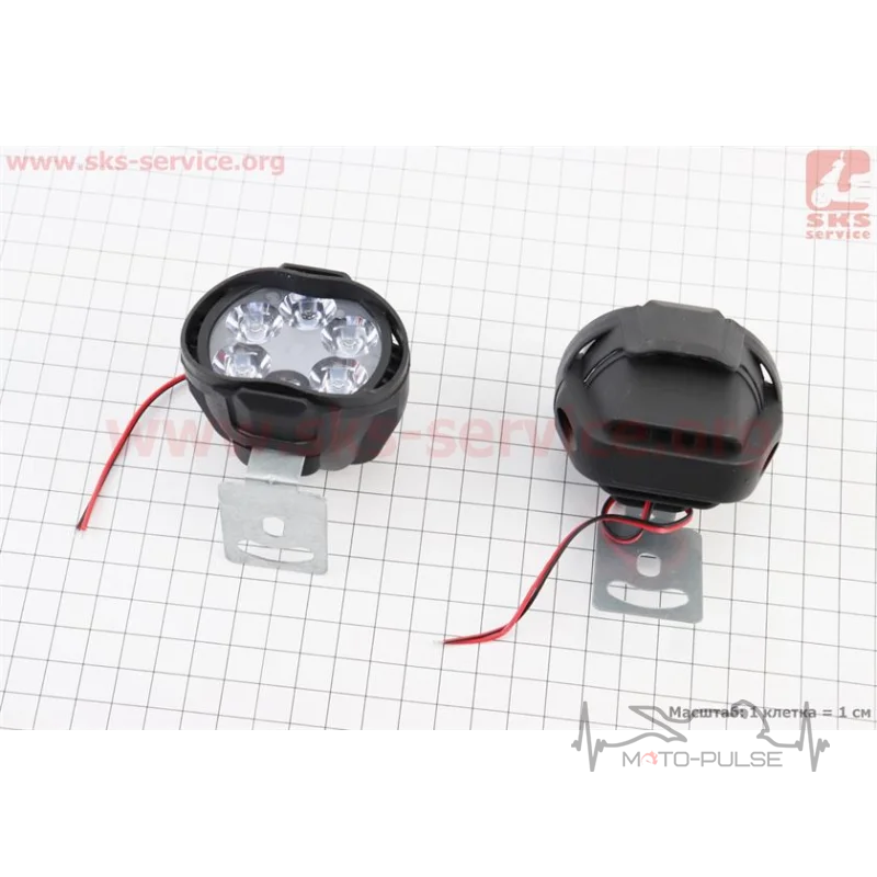 ДХО влагозащитная - 6 LED 2шт 64*52мм