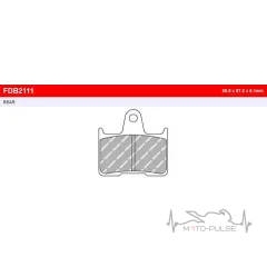 Колодки Тормозные FE FDB2111P
