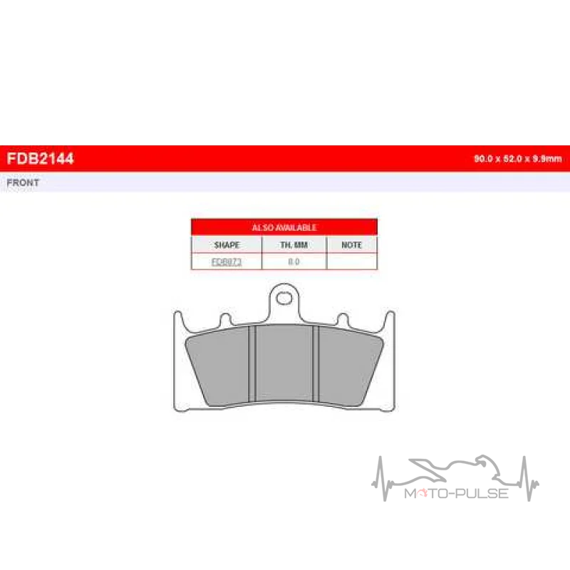Тормозные колодки FE FDB2144P