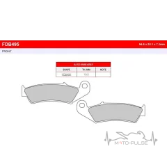 Тормозные колодки FE FDB495SG
