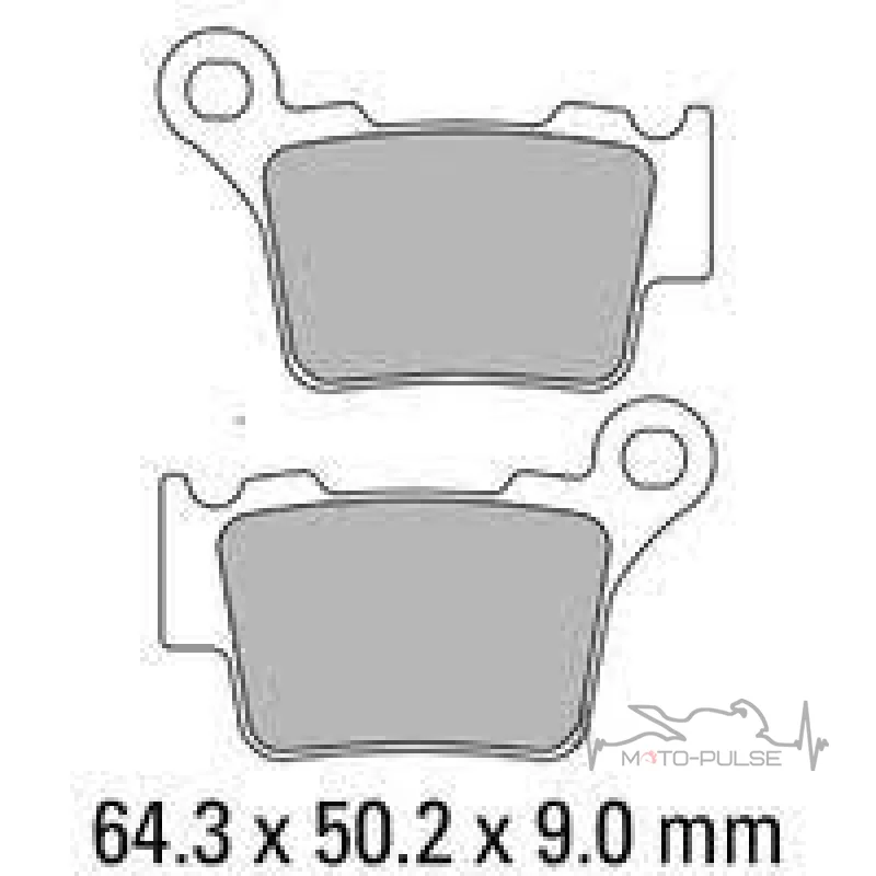 Колодки тормозные CBX 125