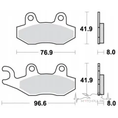 Колодки тормозные CLB 125