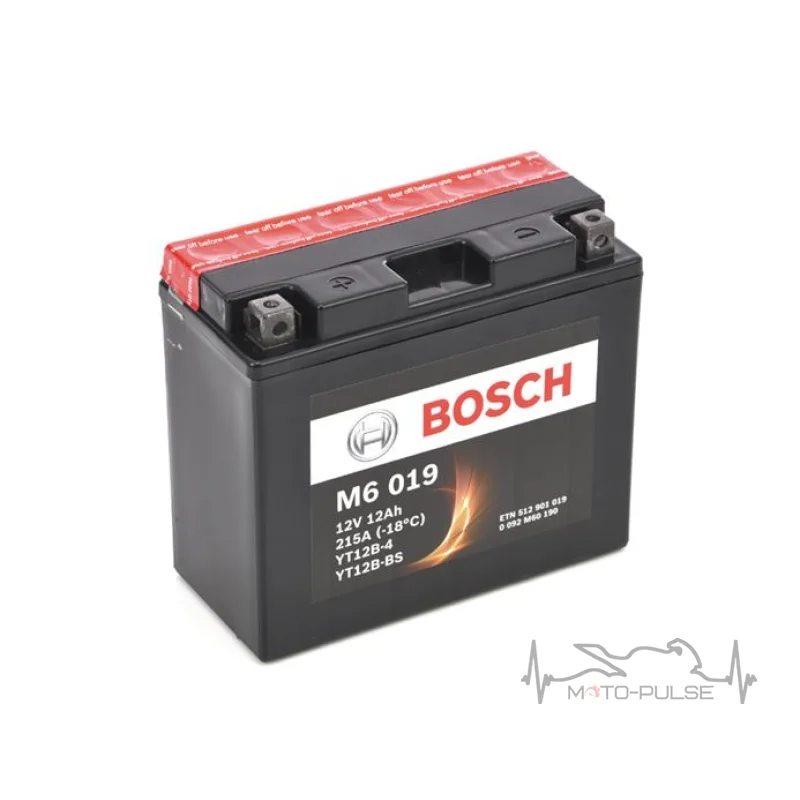 Аккумулятор 12А BOSCH 0092M60190 150*69*130