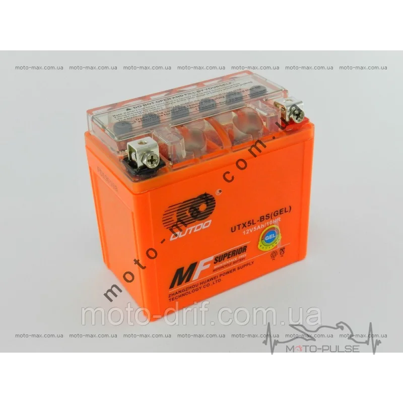 Аккумулятор 6А  ( UTX 7L-BS) 113x70x130 OUTDO