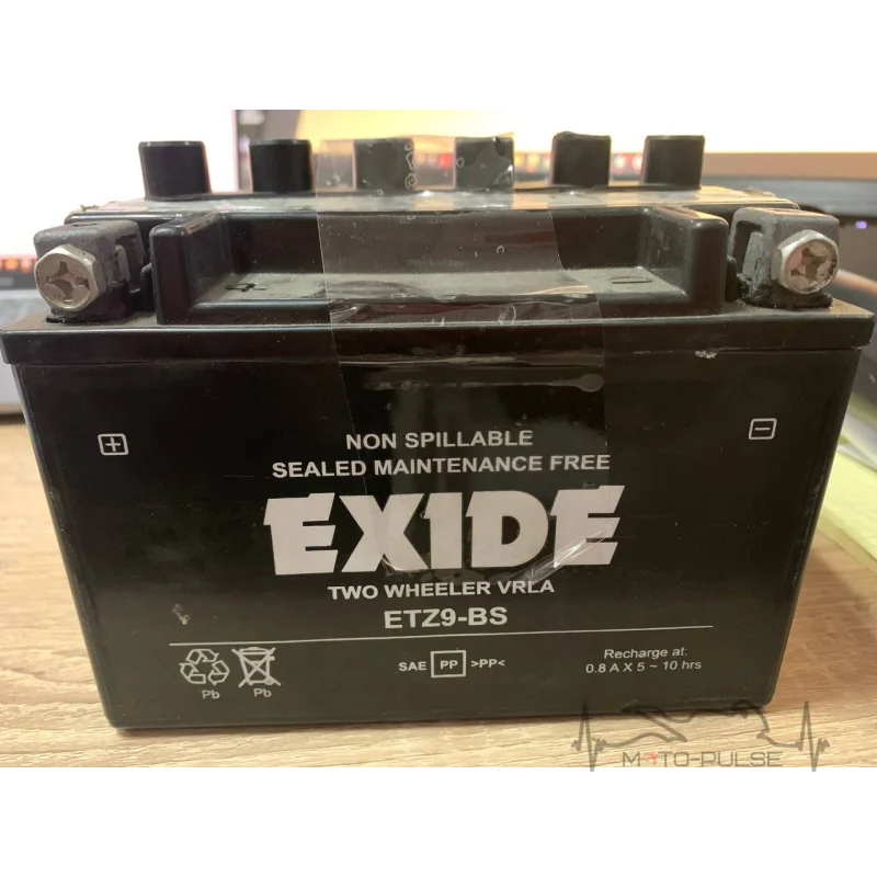 Аккумулятор 9А EXIDE ETZ9-BS (150*87*105) 