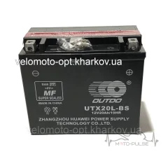 Аккумулятор UTDO 18A UTX20L-BS 