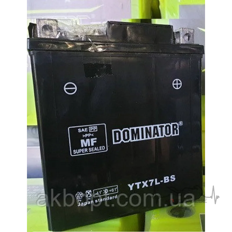 Аккумулятор YTX7L-BS Dominator
