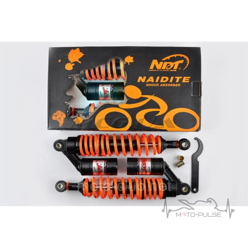 Амортизаторы (пара) 340mm, газомасляные (оранжевые) NDT