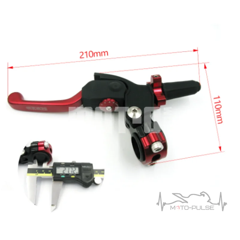 Рычаг сцепление CNC складной оранж. OTOM
