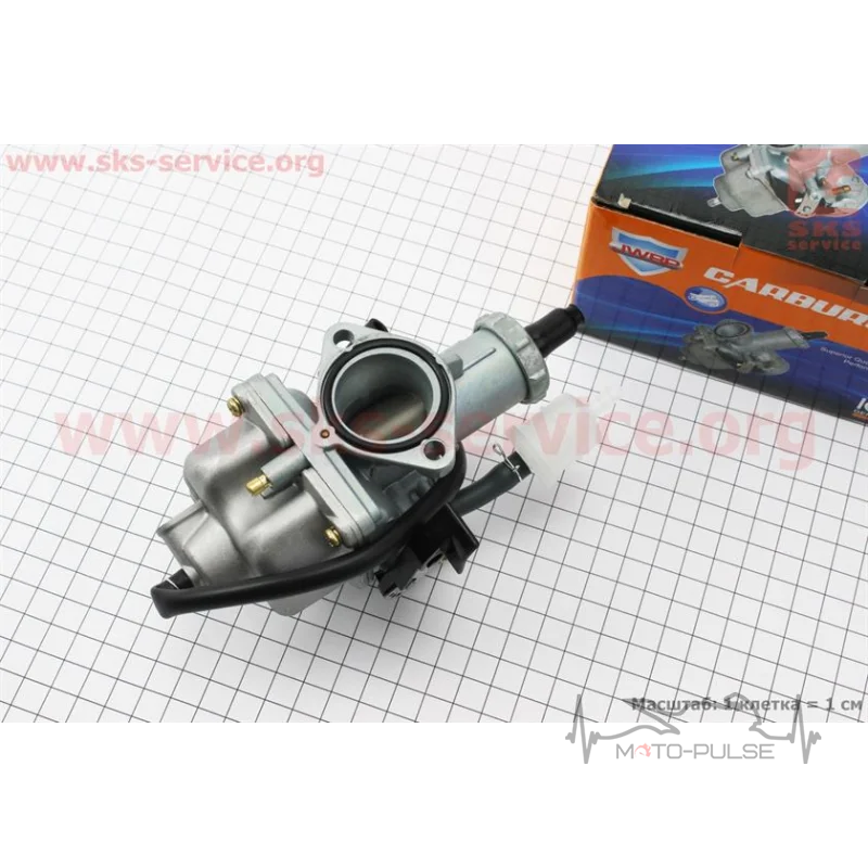 Карбюратор СВ/CG-200 (d=30), дросель ручной