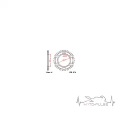 Звезда задняя JT JTR479.46