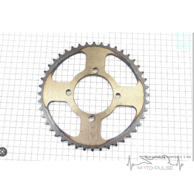 Звезда задняя 428*38 диаметр 64mm меж 80mm YBR125