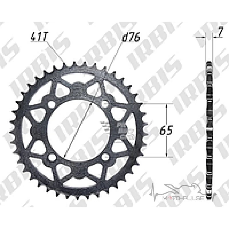 Звезда задняя 428*76*41T ?76 -- X-PIT/ X-RIDE