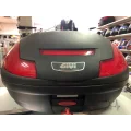 Кофр центральный  Givi E450 Simply 2 E4500N, 45л, Black Red
