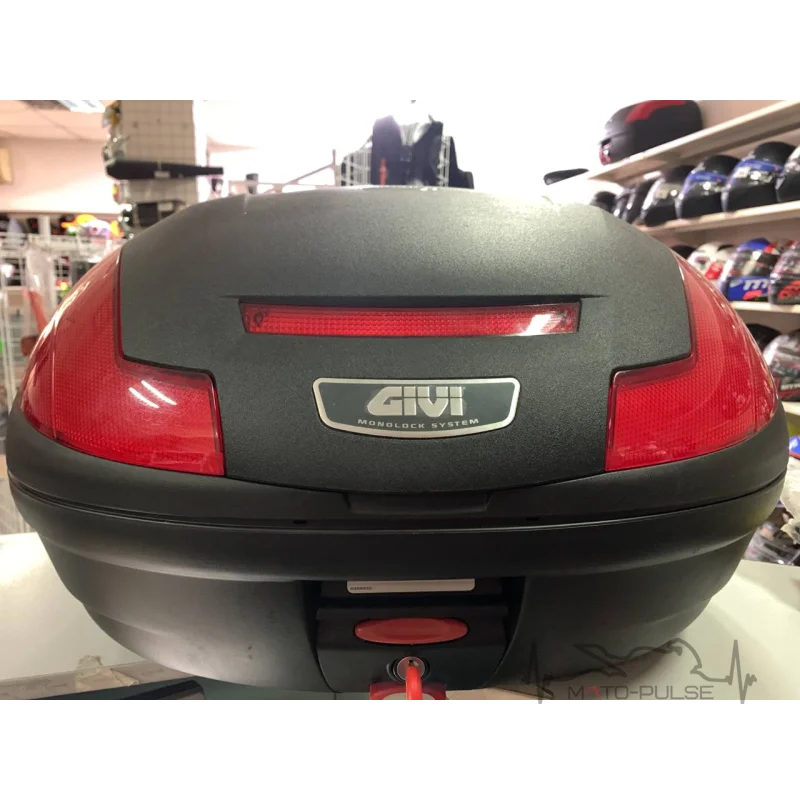 Кофр центральный  Givi E450 Simply 2 E4500N, 45л, Black Red