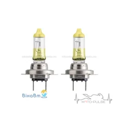 Лампа  H7 yellow 12V 55w