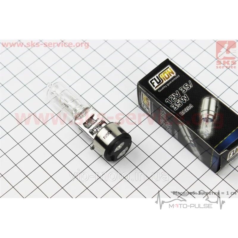 Лампа BA20D 12V 35/35W