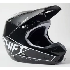 Мотошлем SHIFT WHITE LABEL BLAC HELMET [BLACK] (L)
