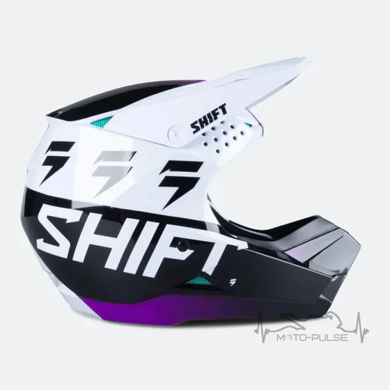 Мотошлем SHIFT WHITE LABEL UV HELMET [White](M)