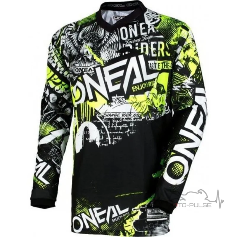 Джерси  Oneal Element Attack (0108-834,M, Black/Yellow)