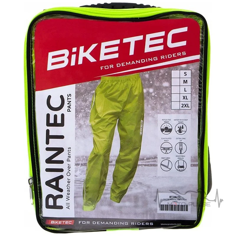 Штаны дождевые Biketec Green ( M)