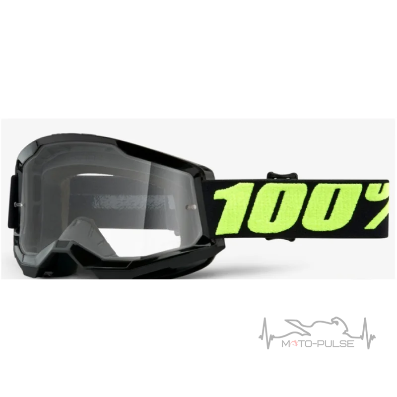 Очки кроссовые 100%  STRATA 2 Goggle Upsol - Clear Lens