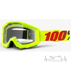 Очки кроссовые 100% STRATA Goggle Mercury - Clear Lens																			