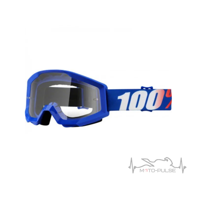 Очки кроссовые 100% STRATA Goggle Nation - clear Lens