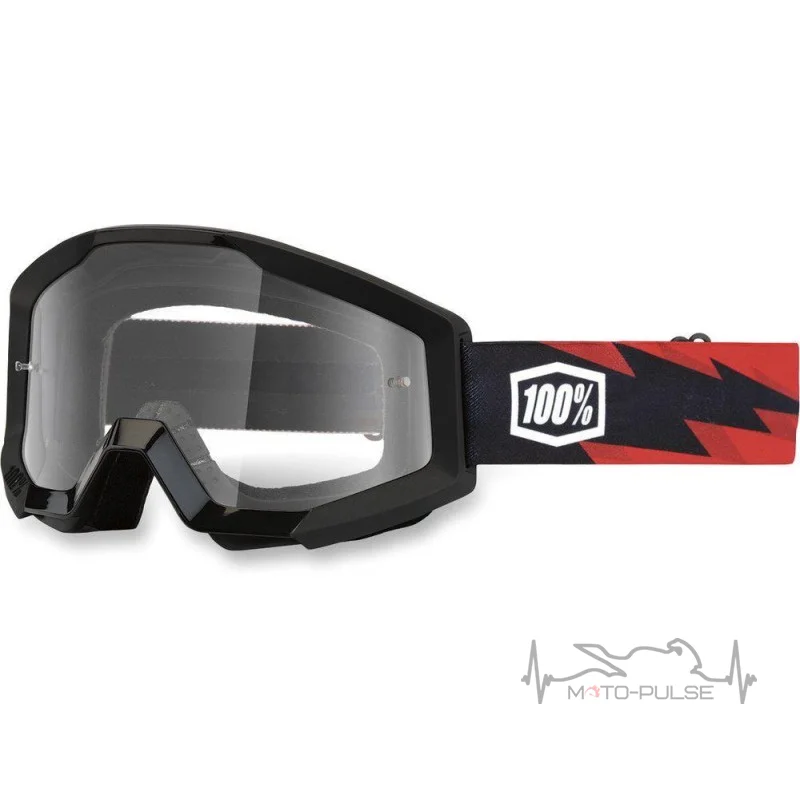 Очки кроссовые 100% STRATA Goggle Slash - Clear Lens