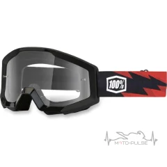 Очки кроссовые 100% STRATA Goggle Slash - Clear Lens