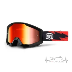 Очки кроссовые 100% STRATA Goggle Slash - Mirror dark Lens				