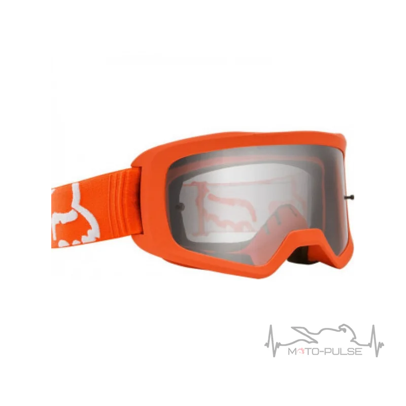 Очки кроссовые FOX Main Race Flo Orange Clear Leans