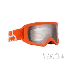 Очки кроссовые FOX Main Race Flo Orange Clear Leans