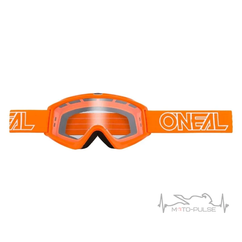 Очки кроссовые ONEAL B-Zero Orange Clear Leans