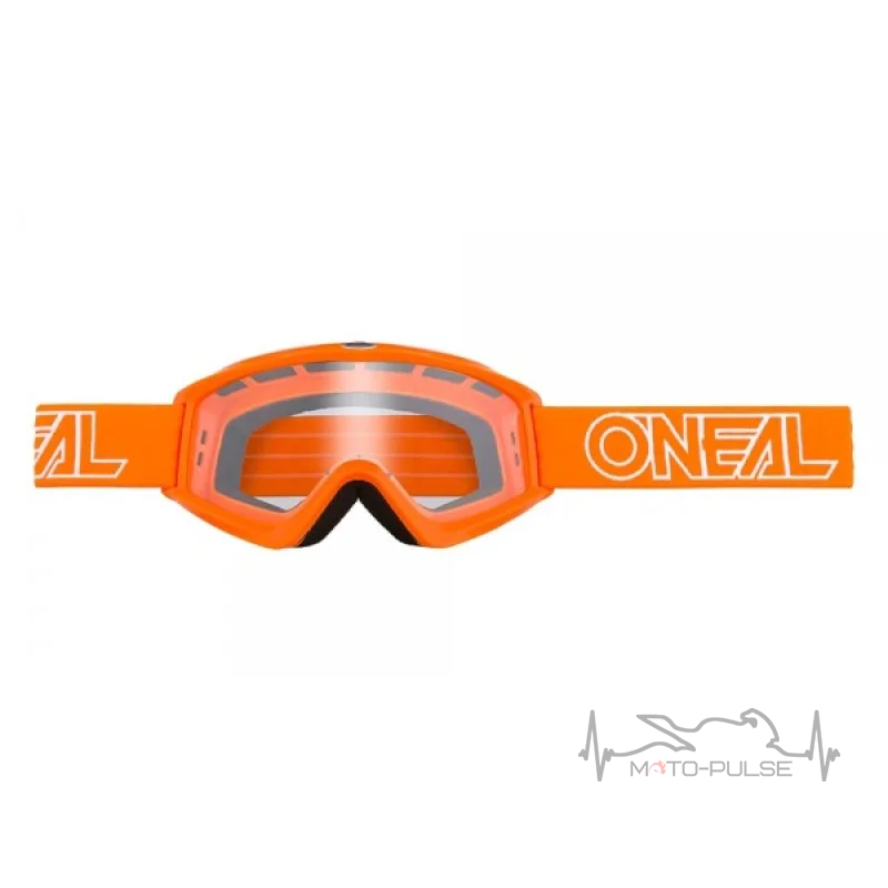 Очки кроссовые ONEAL B-Zero Orange Clear Leans