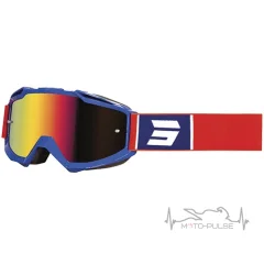 Очки кроссовые Shot Racing Assault Fashion Navy Red