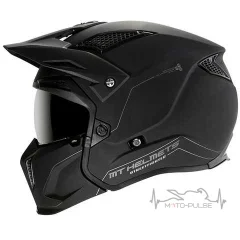 Мотошлем  MT Streetfighter SV Solid Black Mat (S) 