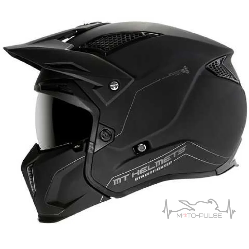 Мотошлем MT Streetfighter SV Solid Black Mat (XL) 