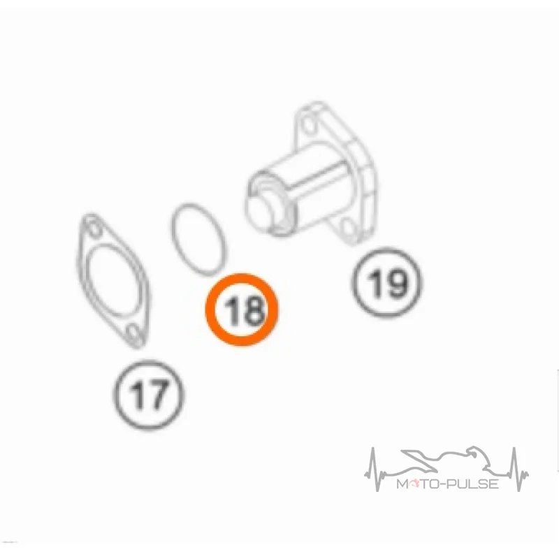 Уплотнитель натяжителя цепи грм O-RING 10,15X1,5 J770010015 KTM 390