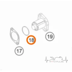 Уплотнитель натяжителя цепи грм O-RING 10,15X1,5 J770010015 KTM 390