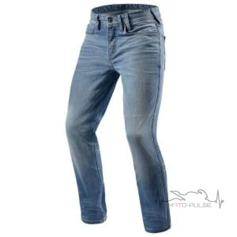 Мотоджинсы REVIT PISTON L34 текстиль medium blue used (38) FPJ038 6331