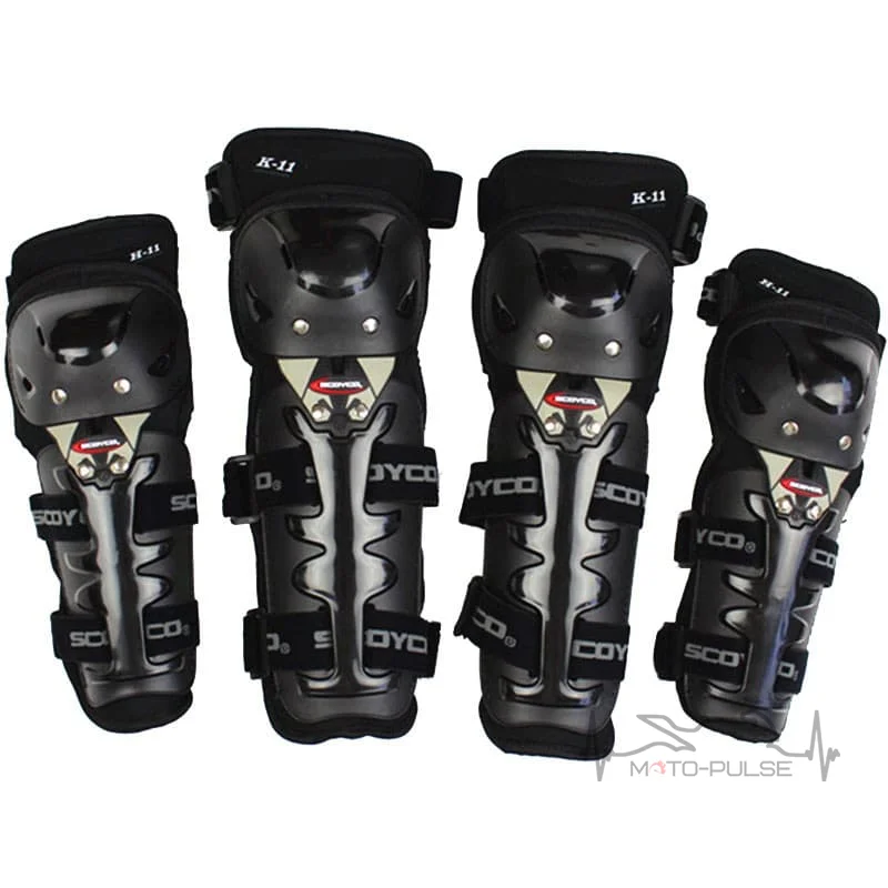 Наколенники + Налокотники, Black Scoyco K11H11