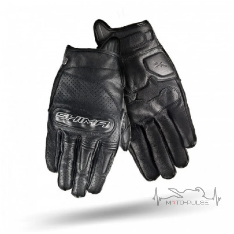 Мотоперчатки кожанные Shima Calibre black (L)
